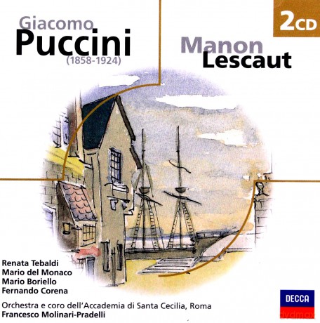 Molinari-Tebaldi: Manon Lescaut [2CD]