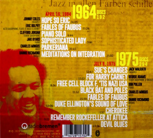 Charles Mingus: Mingus At Bremen 1964 & 1975 [CD]