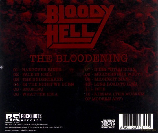 Bloody Hell: The Bloodening [CD]