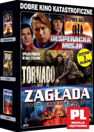 Dobre kino katastroficzne: Desperacka misja / Tornado / Zagłada [BOX] [3DVD]