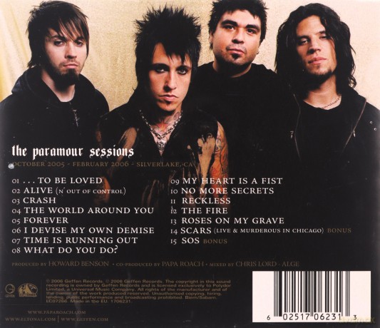 Papa Roach: The Paramour Sessions [CD]