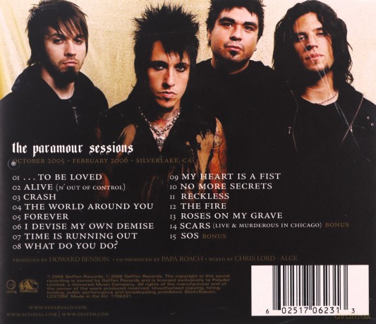 Papa Roach: The Paramour Sessions [CD]