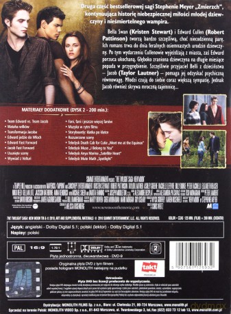 Zmierzch 2: Księżyc w nowiu edycja limitowana (digipack) [2DVD]+[KARTY]+[PLAKAT]