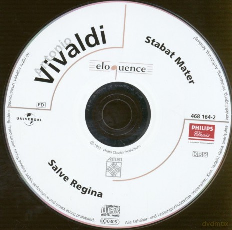 Negri: Vivaldi: Stabat Mater/salve Regina, Etc. [CD]