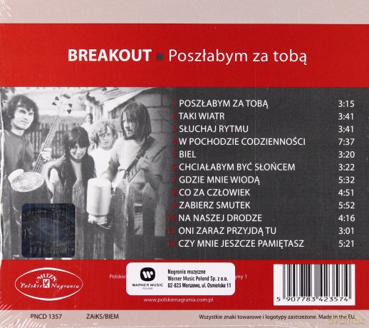 Breakout: Poszłabym za tobą (digipack) [CD]