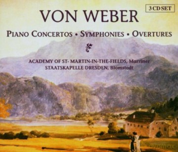 Neville Marriner: Weber: Piano Concertos, Symphonies, Overtures [CD]
