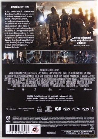Liga Sprawiedliwości Zacka Snydera [2DVD]