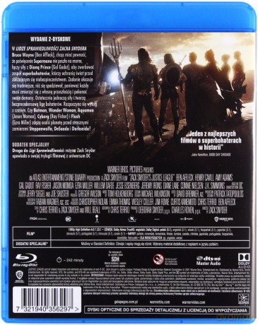 Liga Sprawiedliwości Zacka Snydera [2xBlu-Ray]