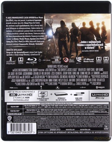 Liga Sprawiedliwości Zacka Snydera [Blu-Ray 4K]+[Blu+Ray]
