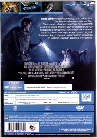 Obcy: Przymierze [DVD]
