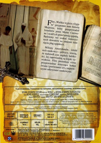 National Geographic: Tajemnice Biblii. Wielkie wyjście z Egiptu [DVD]