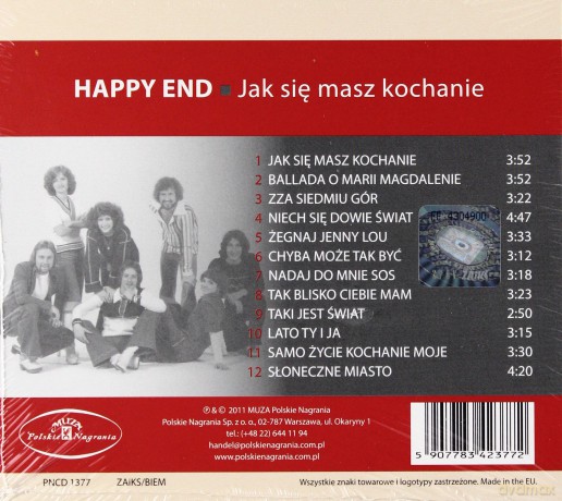 Happy End: Jak się masz kochanie [CD]