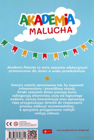 Akademia malucha dla 5-latka. Zeszyt 2 [KSIĄŻKA]