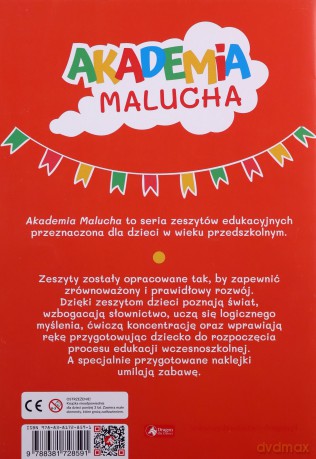 Akademia malucha dla 5-latka. Zeszyt 3 [KSIĄŻKA]