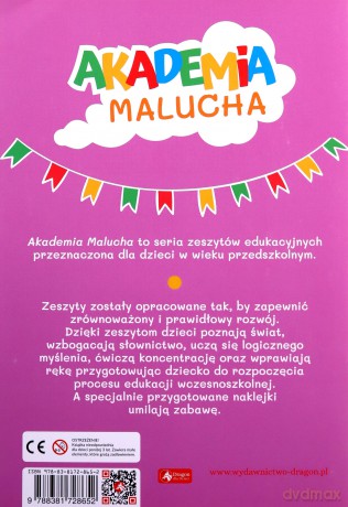Akademia malucha dla 6-latka. Zeszyt 3 [KSIĄŻKA]