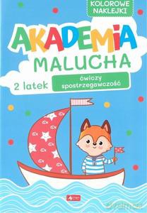 Akademia malucha. 2-latek ćwiczy spostrzegawczość [KSIĄŻKA]