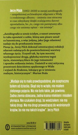 Autobiografia w sensie ścisłym. A nawet umownym - Jerzy Pilch [KSIĄŻKA]