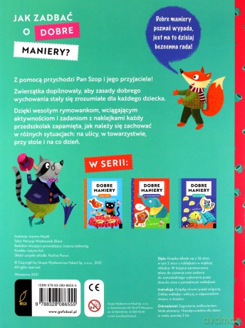 Dobre maniery. Dobre maniery na ulicy - Patrycja Wojtkowiak-Skóra [KSIĄŻKA]