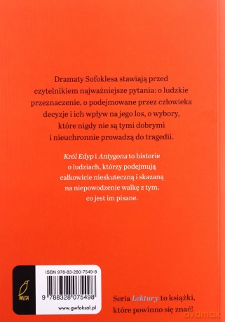 Król Edyp, Antygona - Sofokles [KSIĄŻKA]