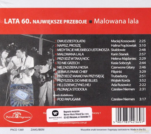 Lata 60-te - Największe przeboje [CD]
