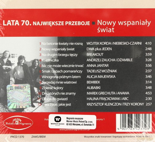 Lata 70-te - Największe przeboje [CD]