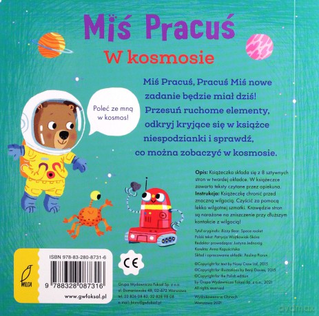 Miś Pracuś. W kosmosie - Benji Davis [KSIĄŻKA]