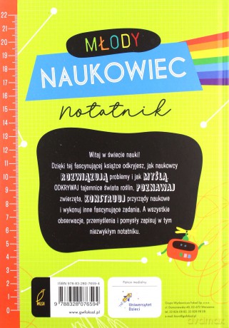 Młody naukowiec. Notatnik - Alice James [KSIĄŻKA]