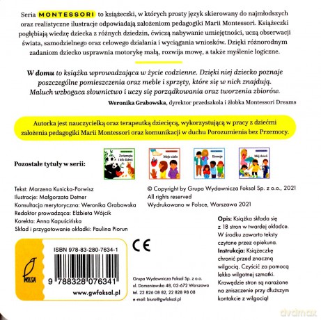Montessori. W domu - Marzena Kunicka-Porwisz [KSIĄŻKA]