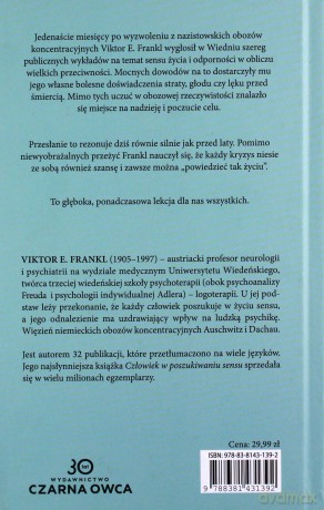 O sensie życia - E. Frankl Viktor [KSIĄŻKA]