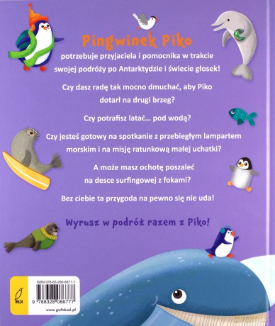 Wierszyki i zabawy logopedyczne z pingwinkiem Piko - Małgorzata Korbiel [KSIĄŻKA]