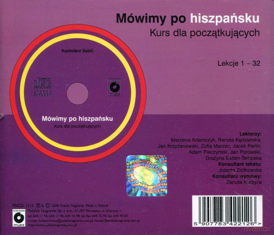 Kazimierz Sabik: Mówimy po hiszpańsku - kurs dla początkujących [CD]