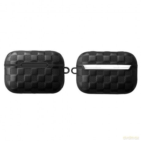 Devia etui Woven Pattern do Airpods Pro black