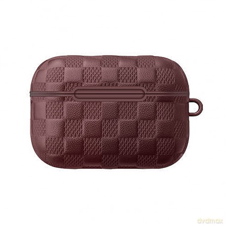 Devia etui Woven Pattern do Airpods Pro brown