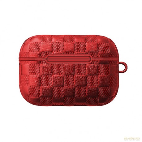 Devia etui Woven Pattern do Airpods Pro red