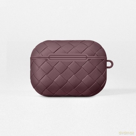 Devia etui Woven2 Pattern do Airpods Pro brown