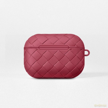 Devia etui Woven2 Pattern do Airpods Pro red
