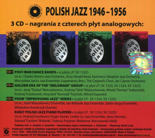 Polish Jazz 1946-1956 (digipack) [3CD]