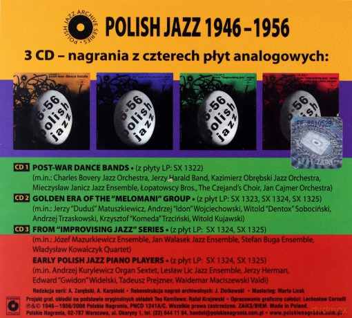 Polish Jazz 1946-1956 (digipack) [3CD]