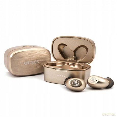 Guess Słuchawki Bluetooth GUTWSJL4GGO złote TWS 4G