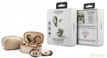 Guess Słuchawki Bluetooth GUTWSJL4GGO złote TWS 4G