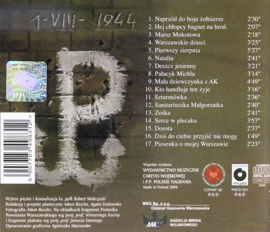Powstanie Warszawskie w pieśni i piosence [CD]