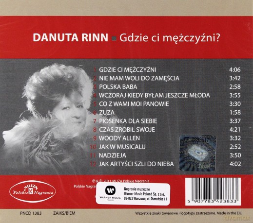 Danuta Rinn: Gdzie ci mężczyźni [CD]