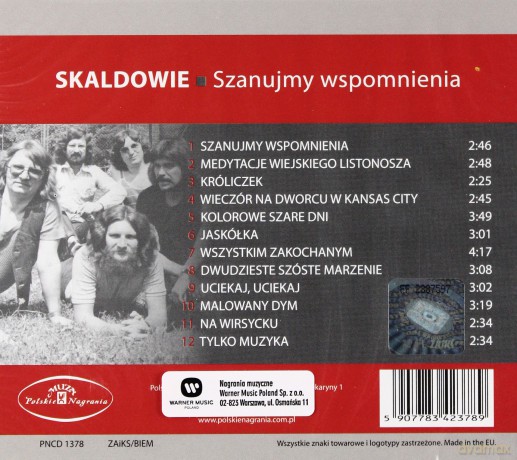 Skaldowie: Szanujmy wspomnienia [CD]