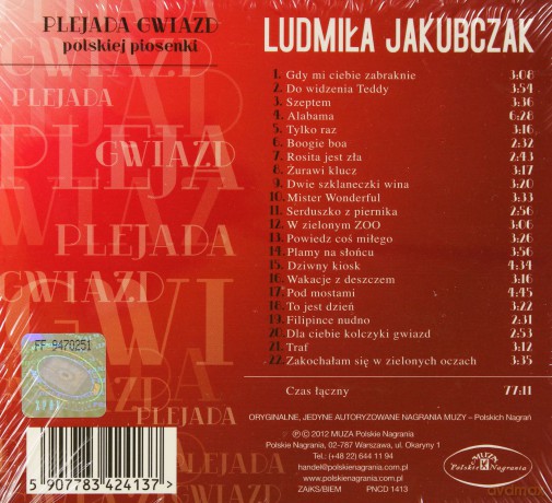 Ludmiła Jakubczak: Szeptem do mnie mów (digipack) (Plejada Gwiazd Polskiej Piosenki) [CD]