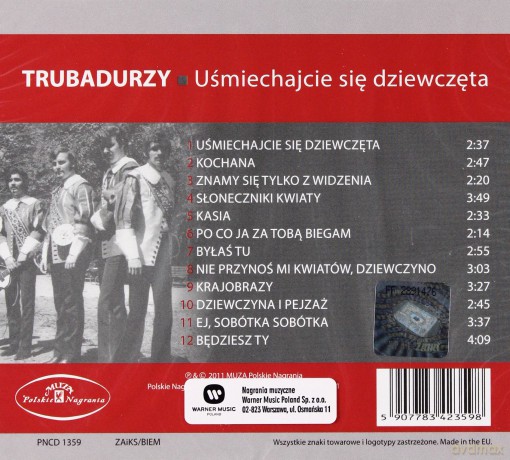 Trubadurzy: Uśmiechajcie się dziewczęta (digipack) [CD]