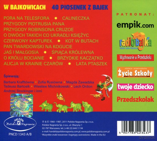 W Bajkowicach - 40 piosenek z bajek (digipack) [2CD]