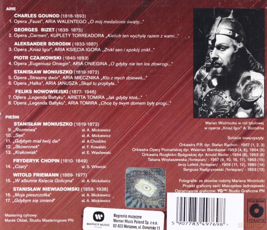 Marian Woźniczko: Marian - Arie i pieśni [CD]