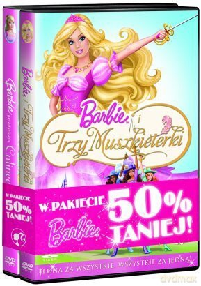 Barbie i trzy muszkieterki / Barbie przedstawia Calineczkę Pakiet [2DVD]