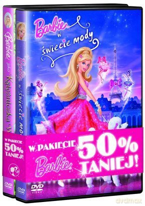 Barbie w świecie mody / Barbie jako Księżniczka Wyspy Pakiet [2DVD]