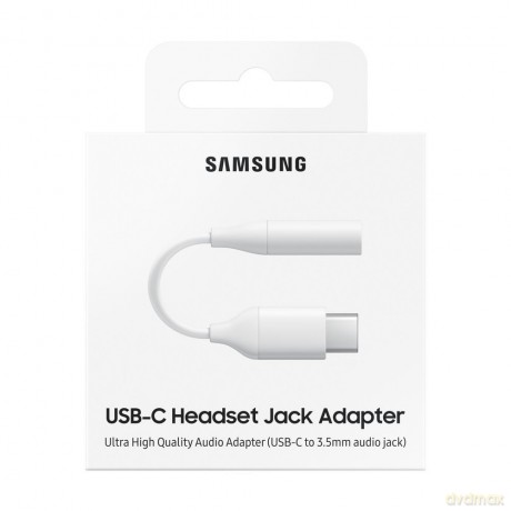 Samsung adapter USB-C - 3,5 mm jack biały (EE-UC10JUWEGWW)